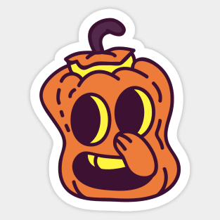 squidward Pumpkin Sticker